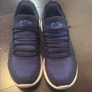 APL Men's Black and Blue Athletic Shoes